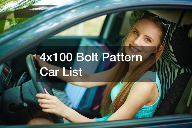 4×100 Bolt Pattern Car List