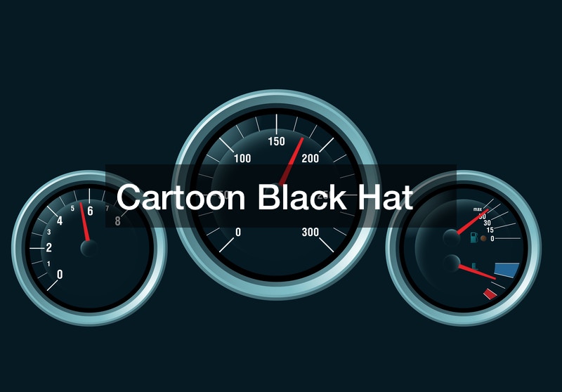 Cartoon Black Hat