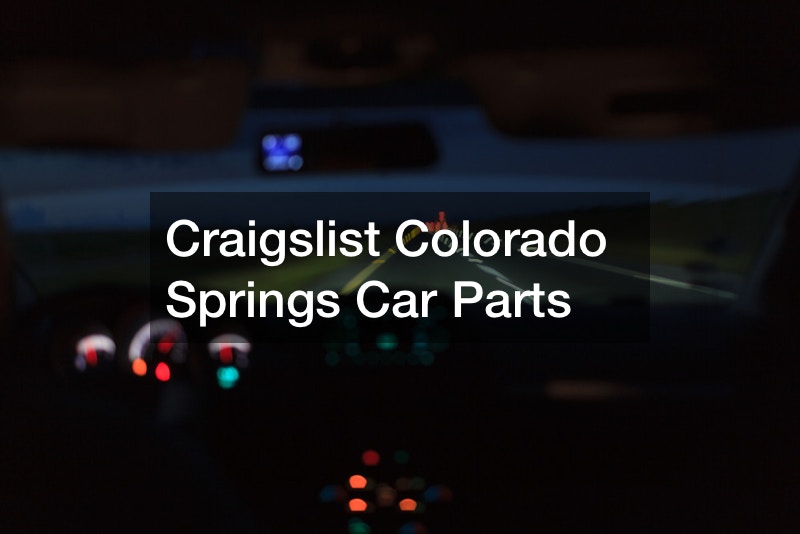 Craigslist Colorado Springs Car Parts