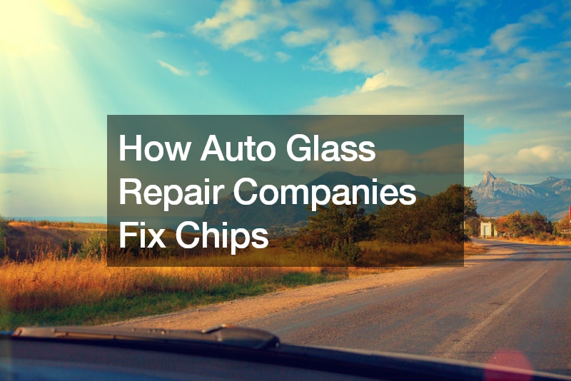 How Auto Glass Repair Companies Fix Chips
