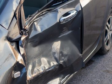 car door dent