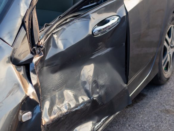 car door dent