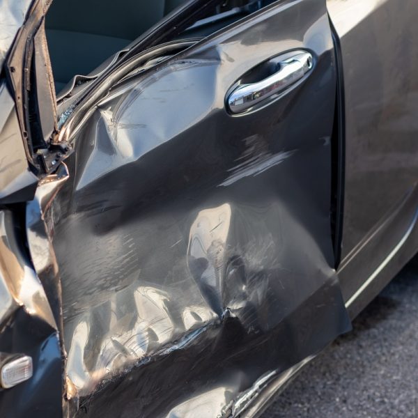 car door dent