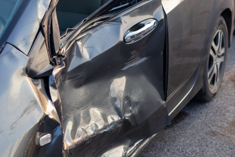 car door dent